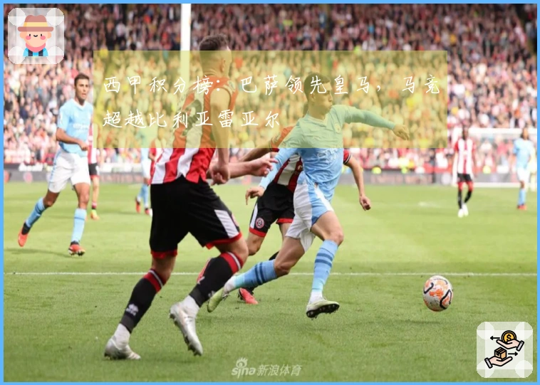 西甲积分榜：巴萨领先皇马，马竞超越比利亚雷亚尔